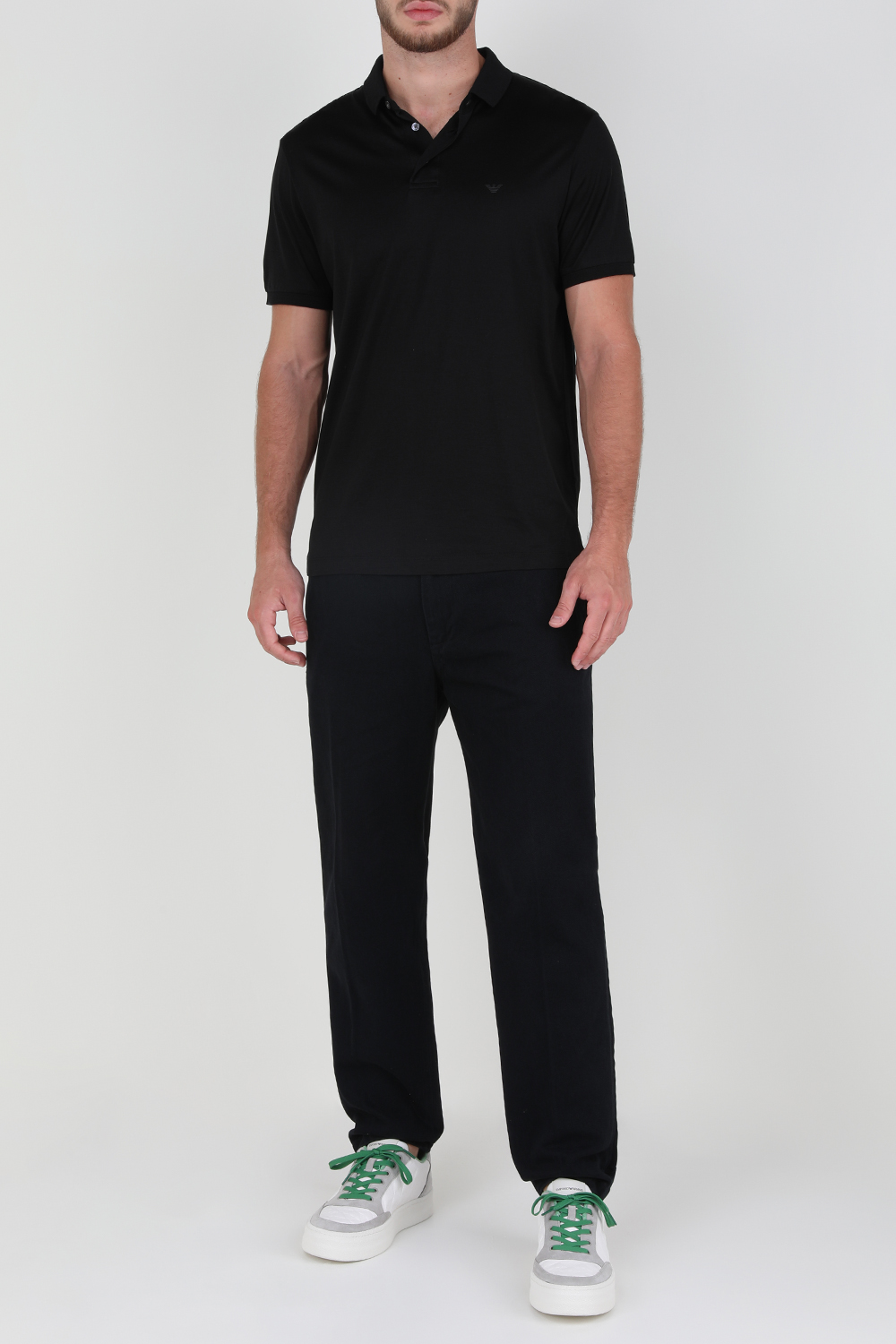 חולצת פולו מכותנה EMPORIO ARMANI
